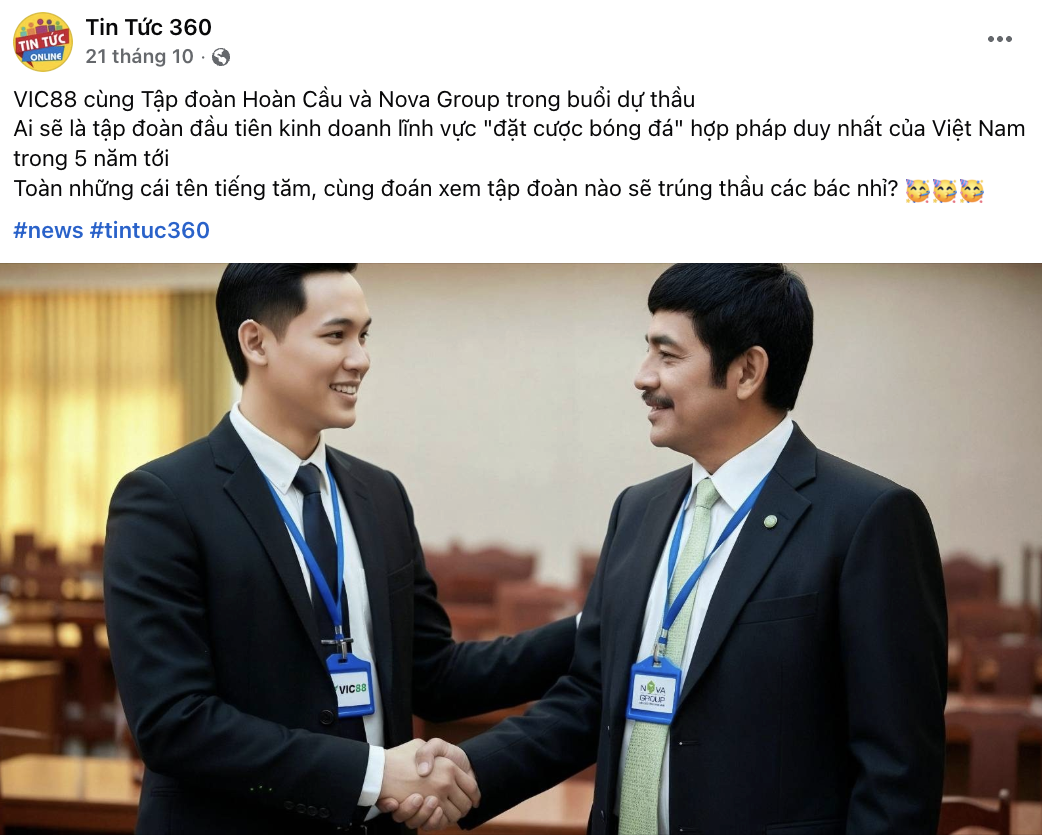 VIC88 xuất hiện dày đặc tại sự kiện thể thao – Dấu hiệu chuẩn bị cho “cuộc chơi lớn”? 3 đại diện VIC88 đứng chung khung hình với các doanh nghiệp lớn trong nước